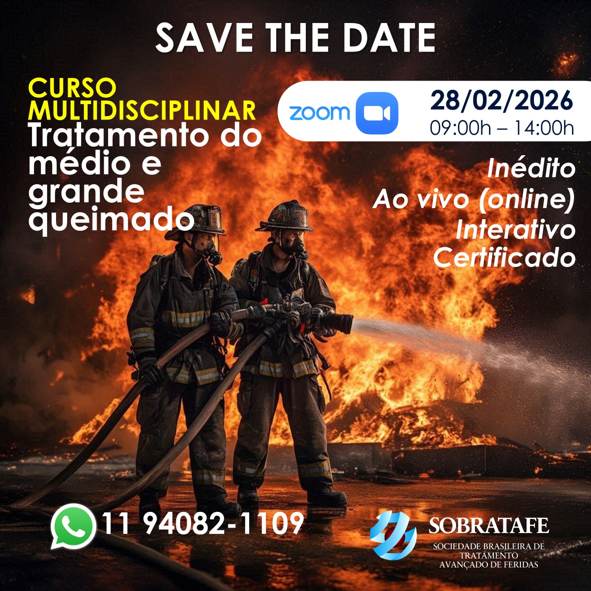 Curso Multidisciplinar de Tratamento do Médio e Grande Queimado